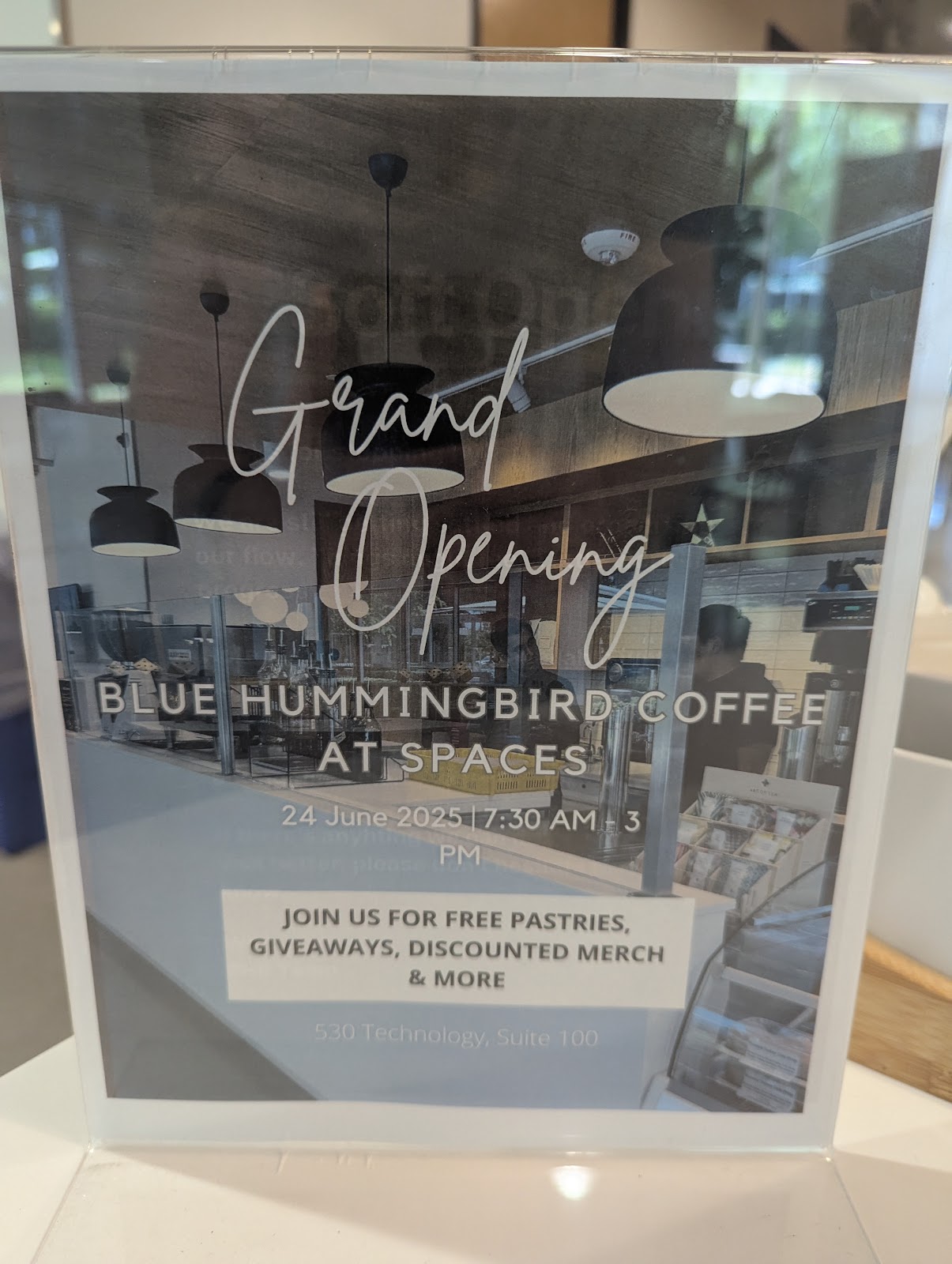 Blue Hummingbird Coffee at Spaces photo 2